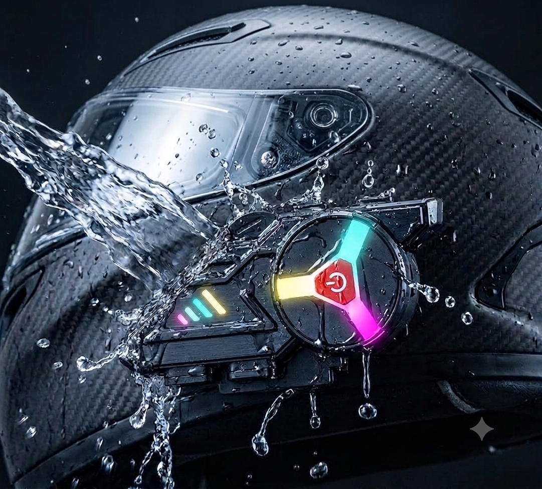 Intercomunicador Y70 Bluetooth Rgb Ipx6